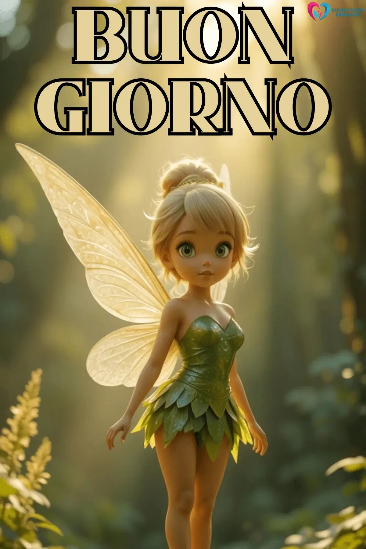 Buongiorno magico con fatina dorata