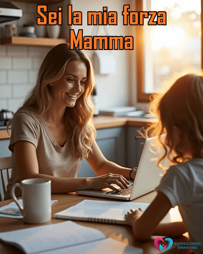 immagini buongiorno mamma con emozione