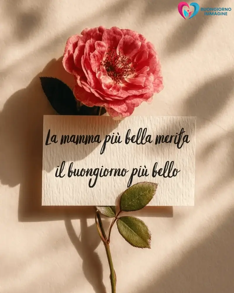 immagini buongiorno mamma con luce calda