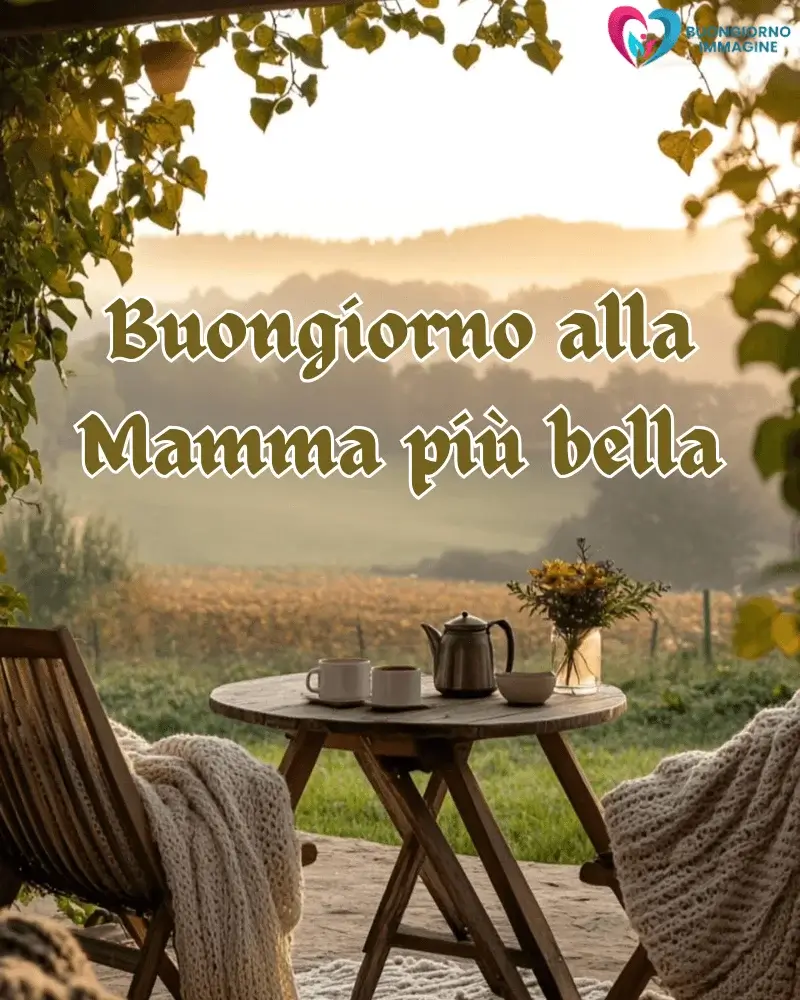 immagini buongiorno mamma con luce naturale