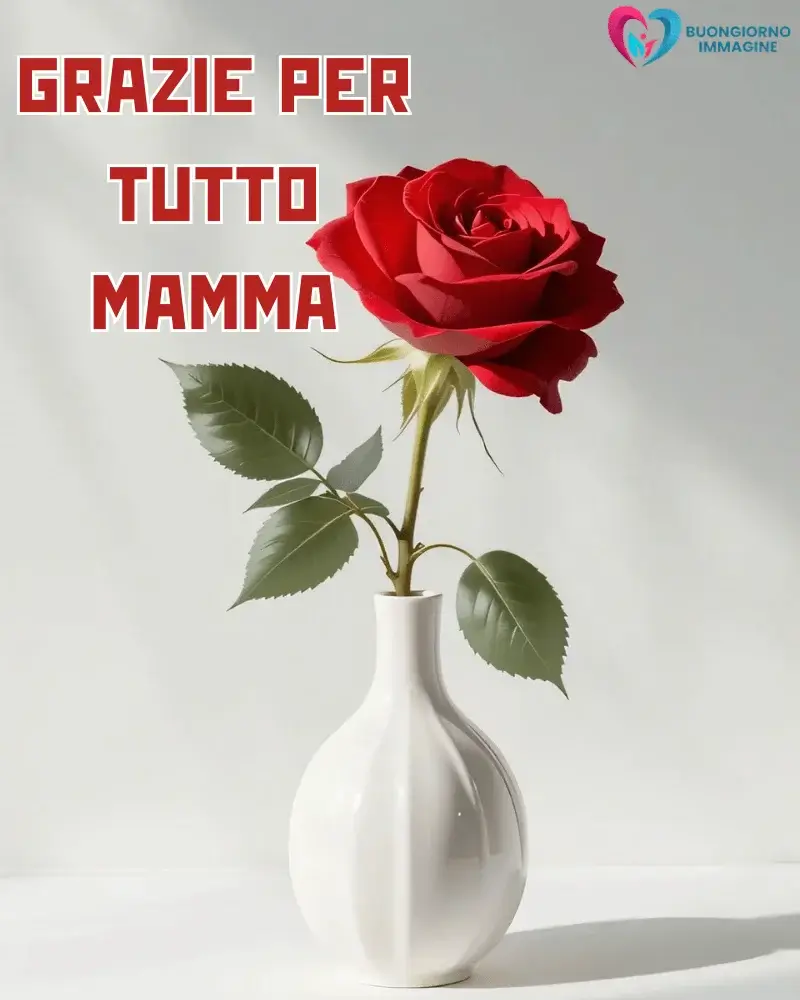 immagini buongiorno mamma con ringraziamento