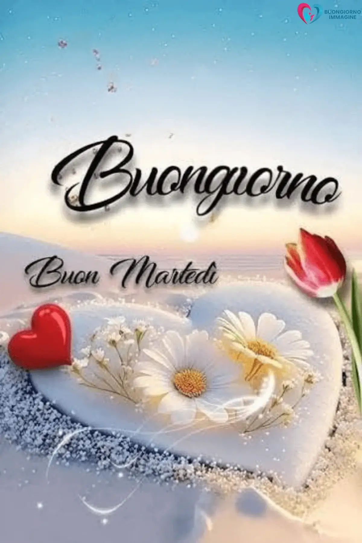 immagini buongiorno martedì con sole e natura rilassante