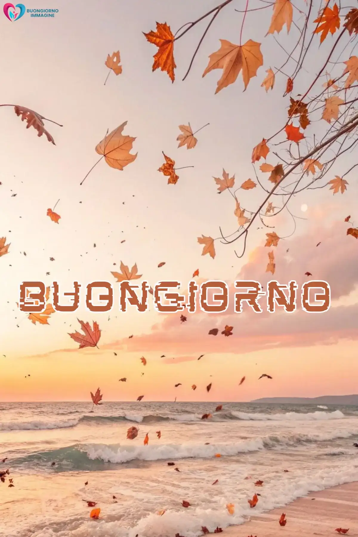 immagini buongiorno bellissime con mare e alba dorata