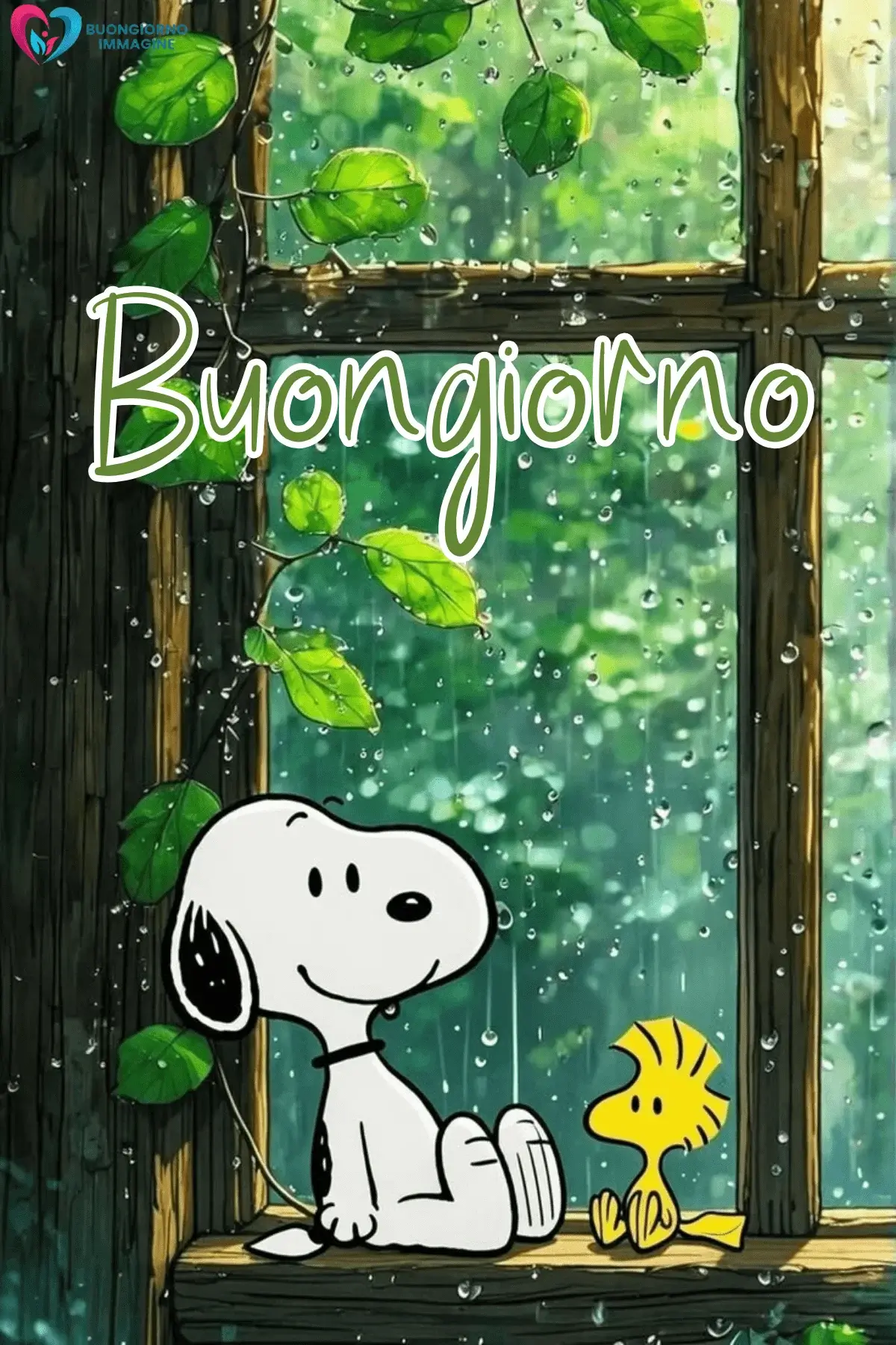 immagini buongiorno pioggia con paesaggi di campagna