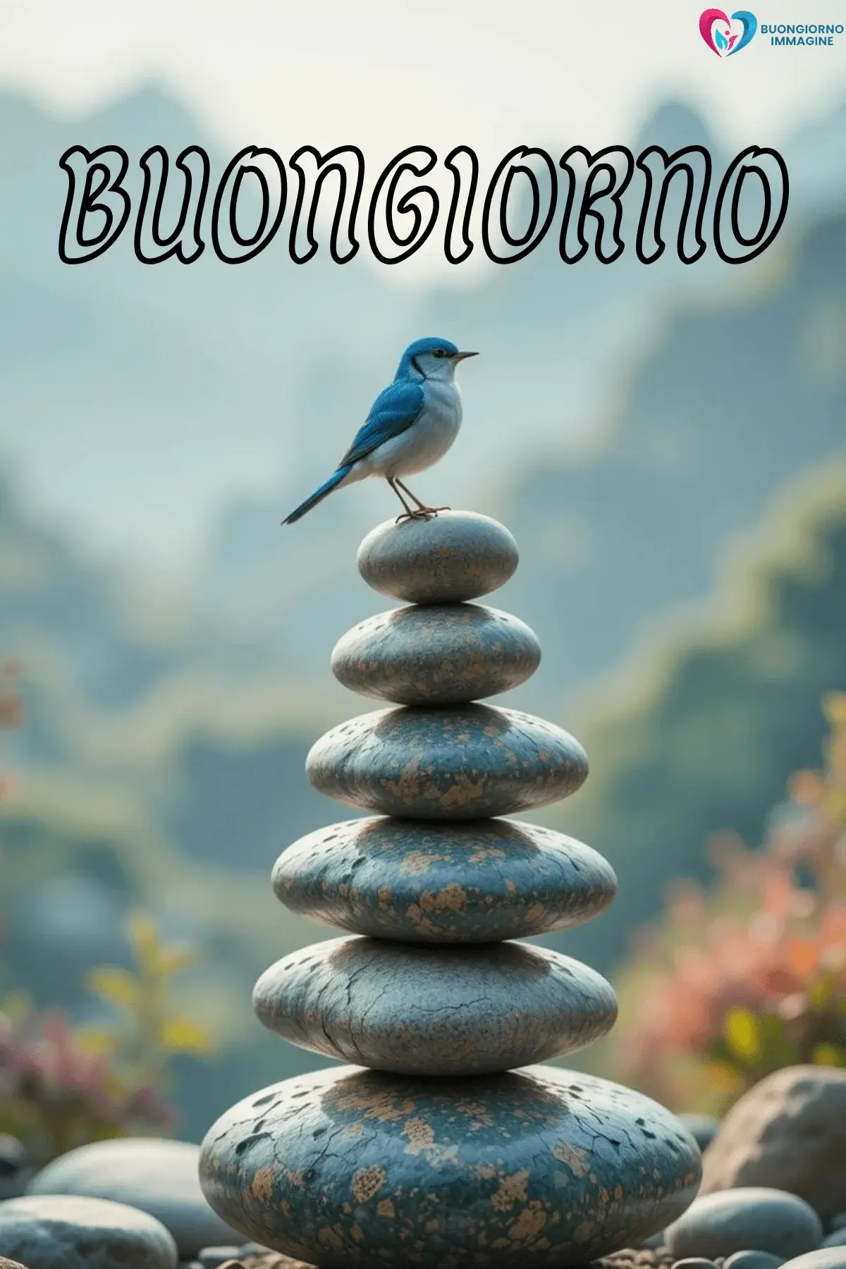 immagini buongiorno rilassanti la pietra bianca