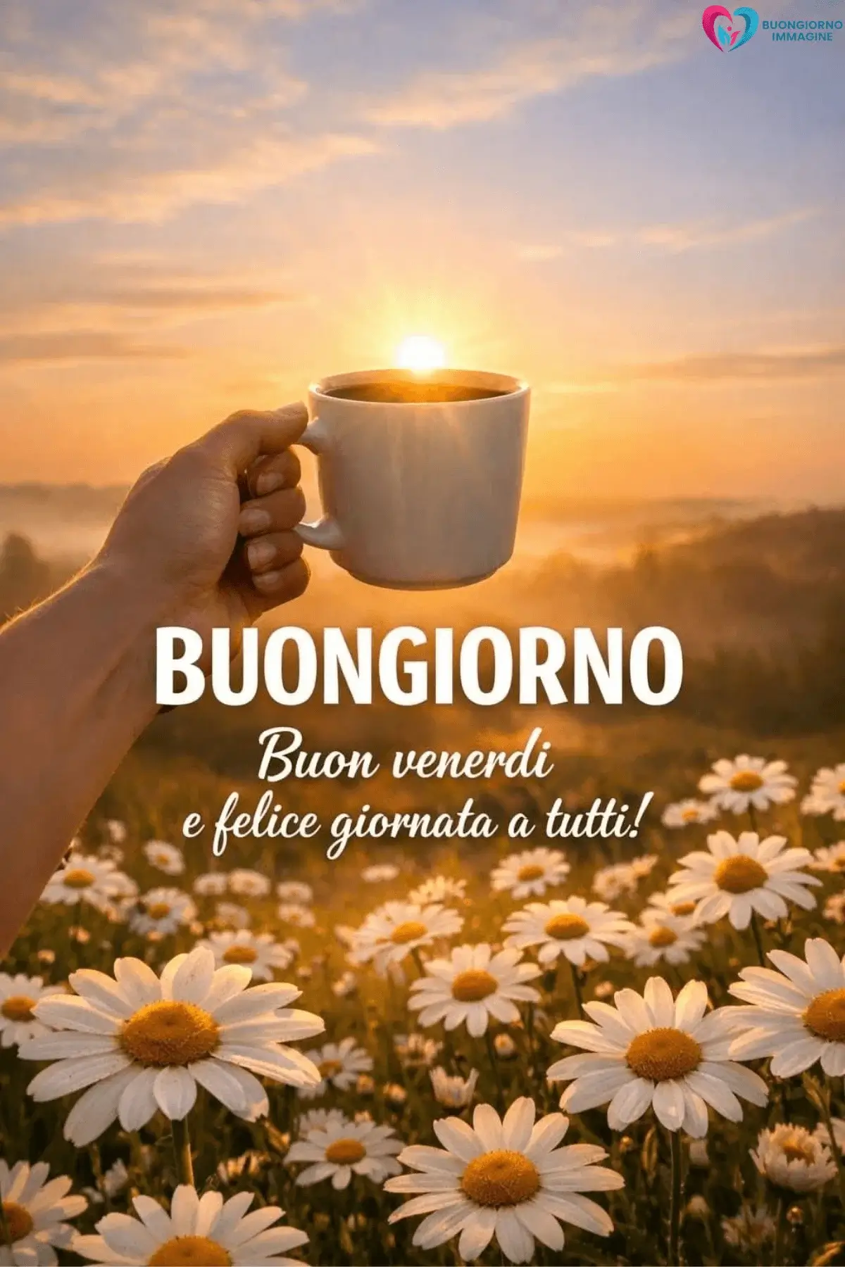 immagini buongiorno venerdì con atmosfera naturale