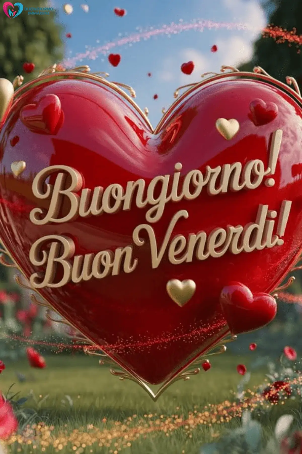 immagini buongiorno venerdì con natura e relax