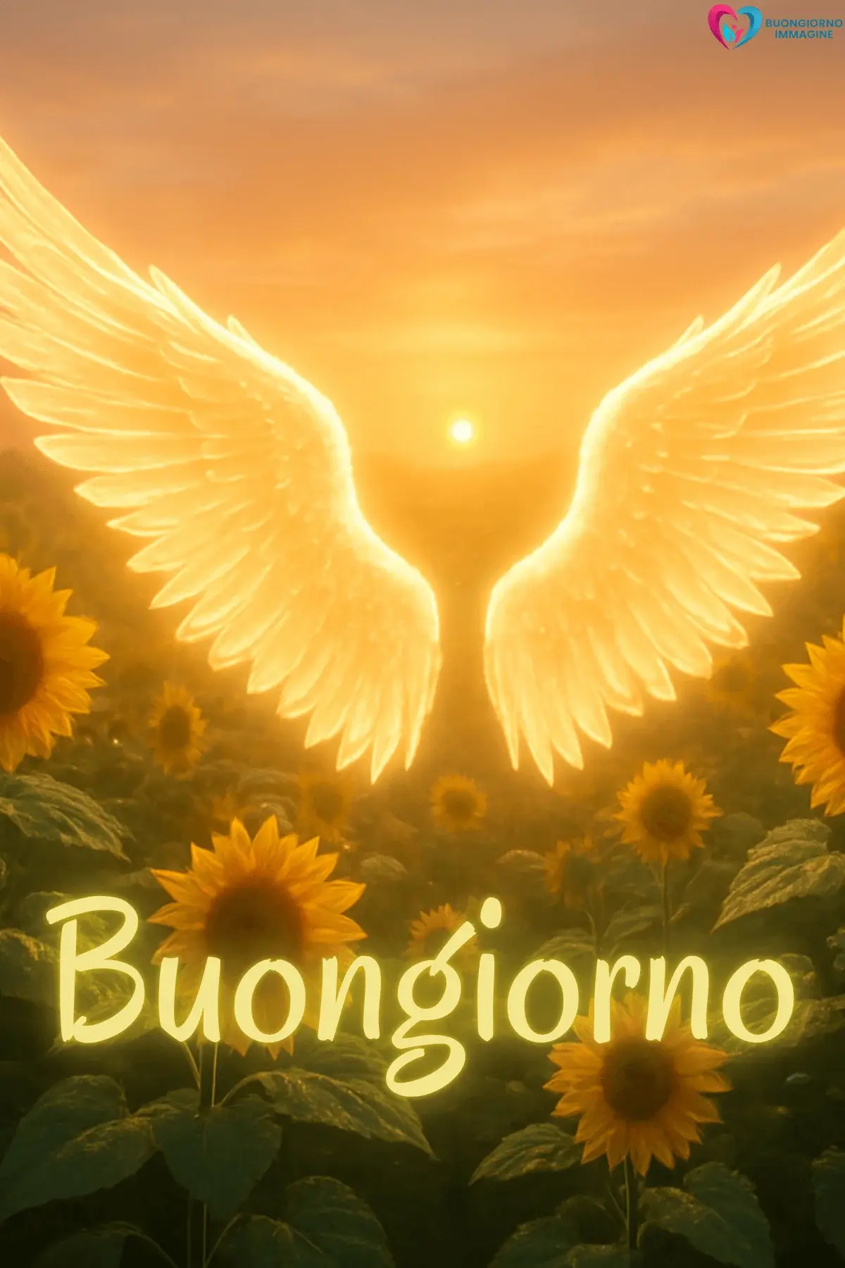 le ali del sorriso buongiorno con felicità quotidiana