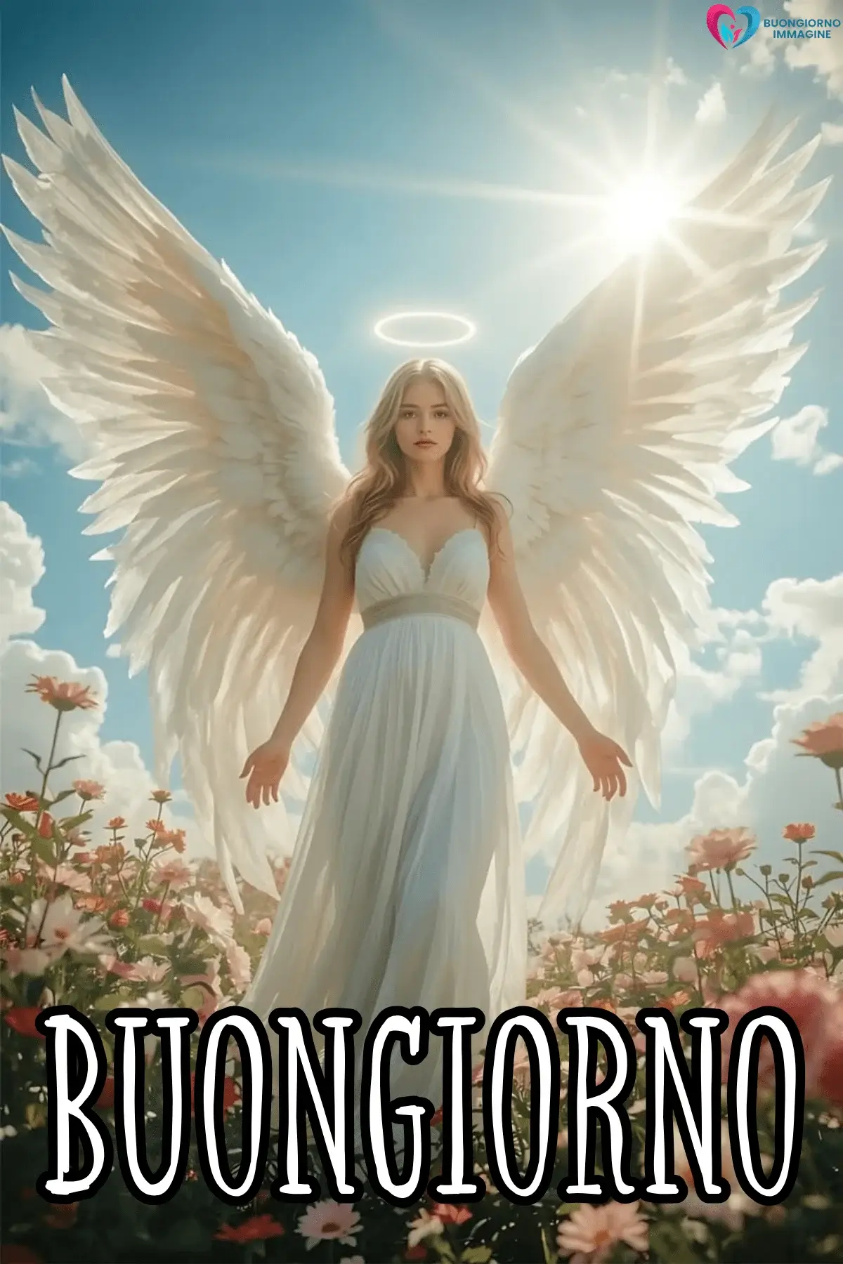 le ali del sorriso buongiorno con frase motivazionale