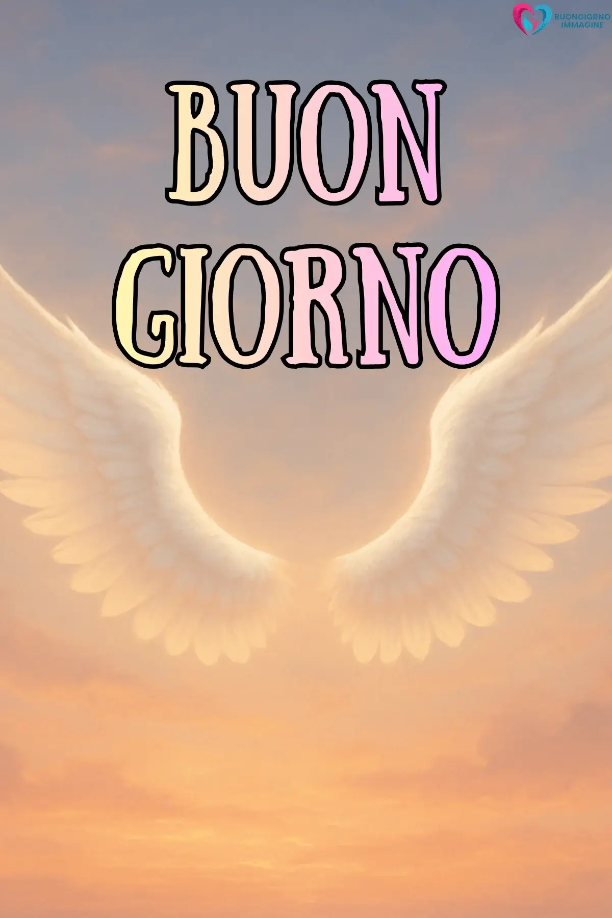 le ali del sorriso buongiorno con immagini dolci e carine