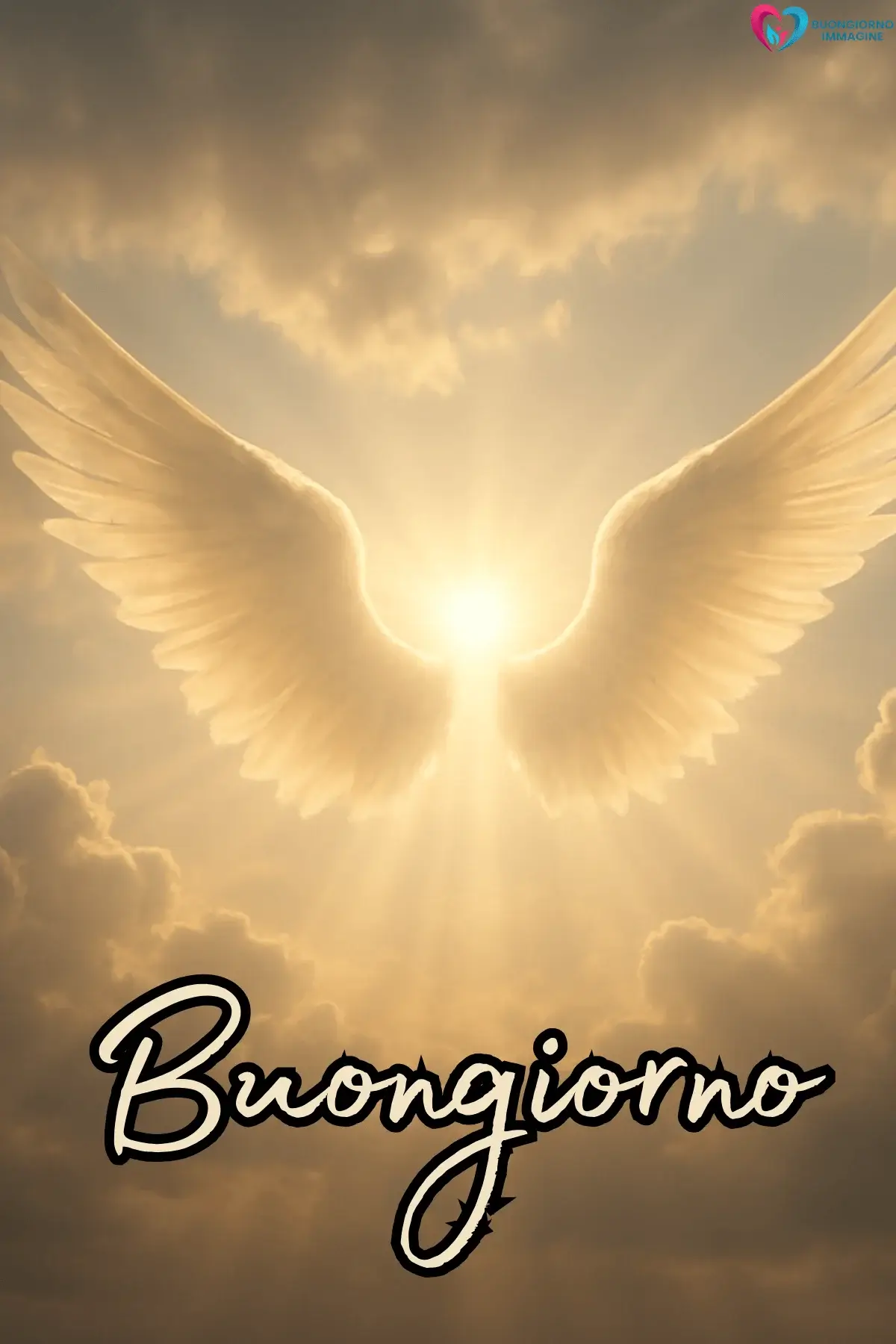 le ali del sorriso buongiorno con pace e serenità