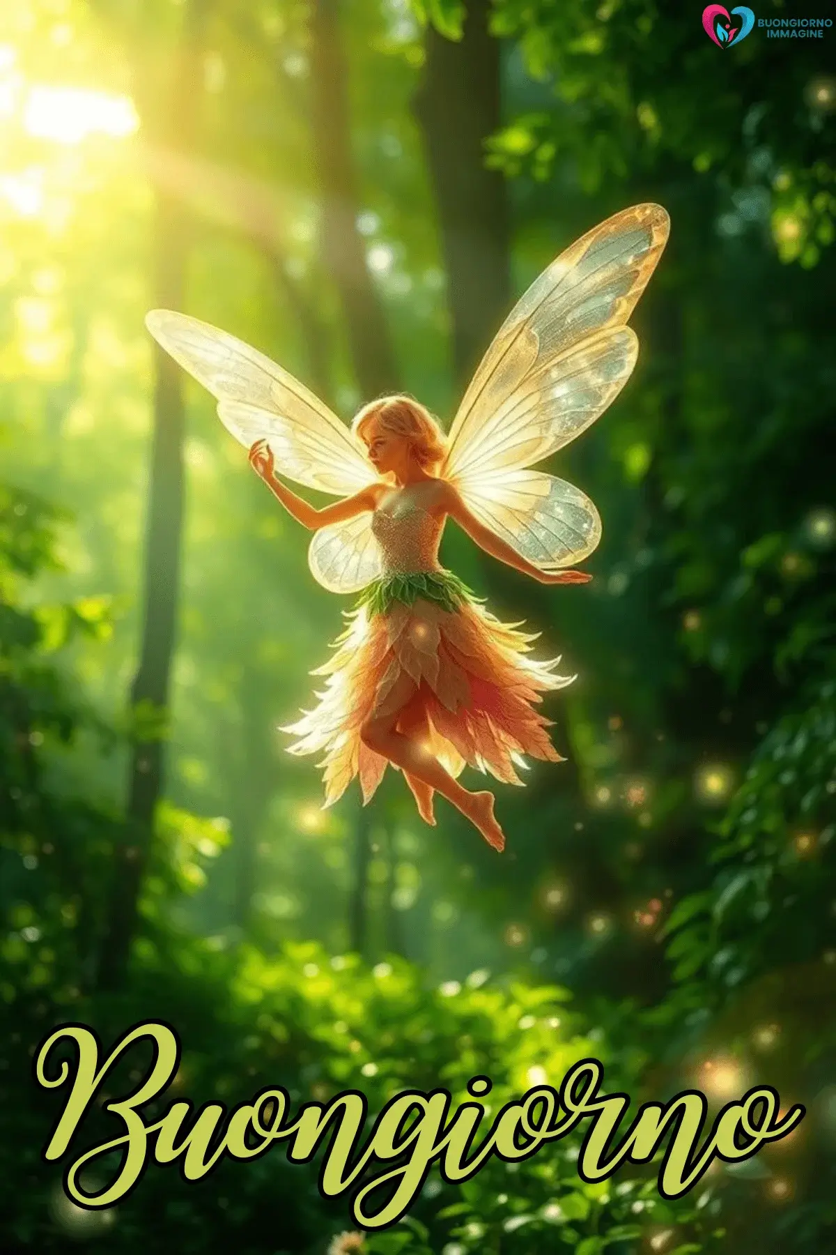 le fate del sole buongiorno con immagini serene