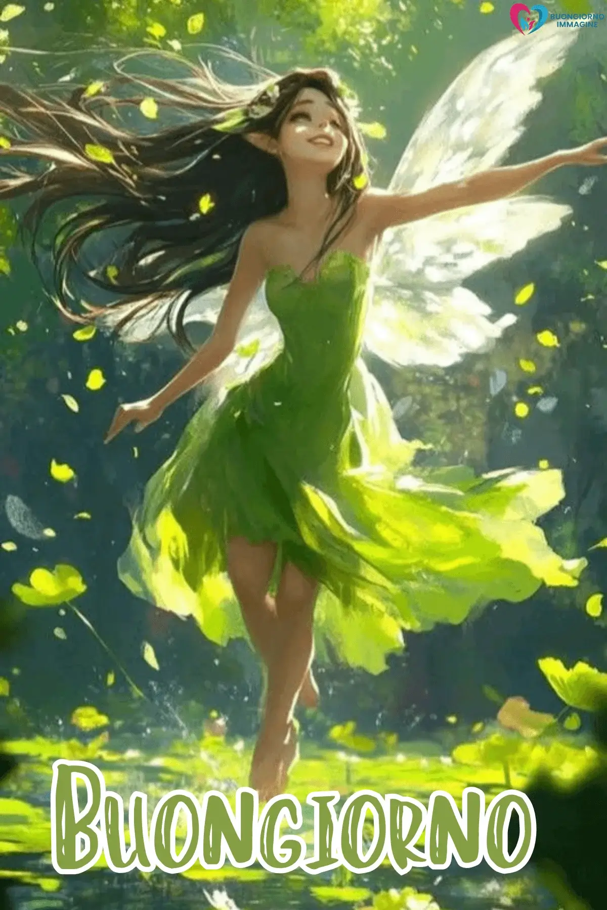 le fate del sole buongiorno con natura primaverile