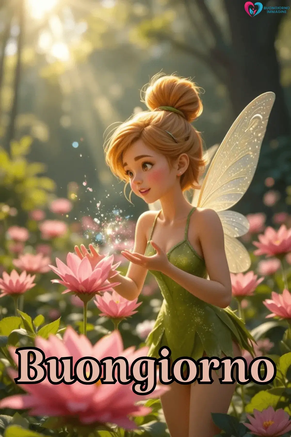 le fate del sole buongiorno con stile fantasy