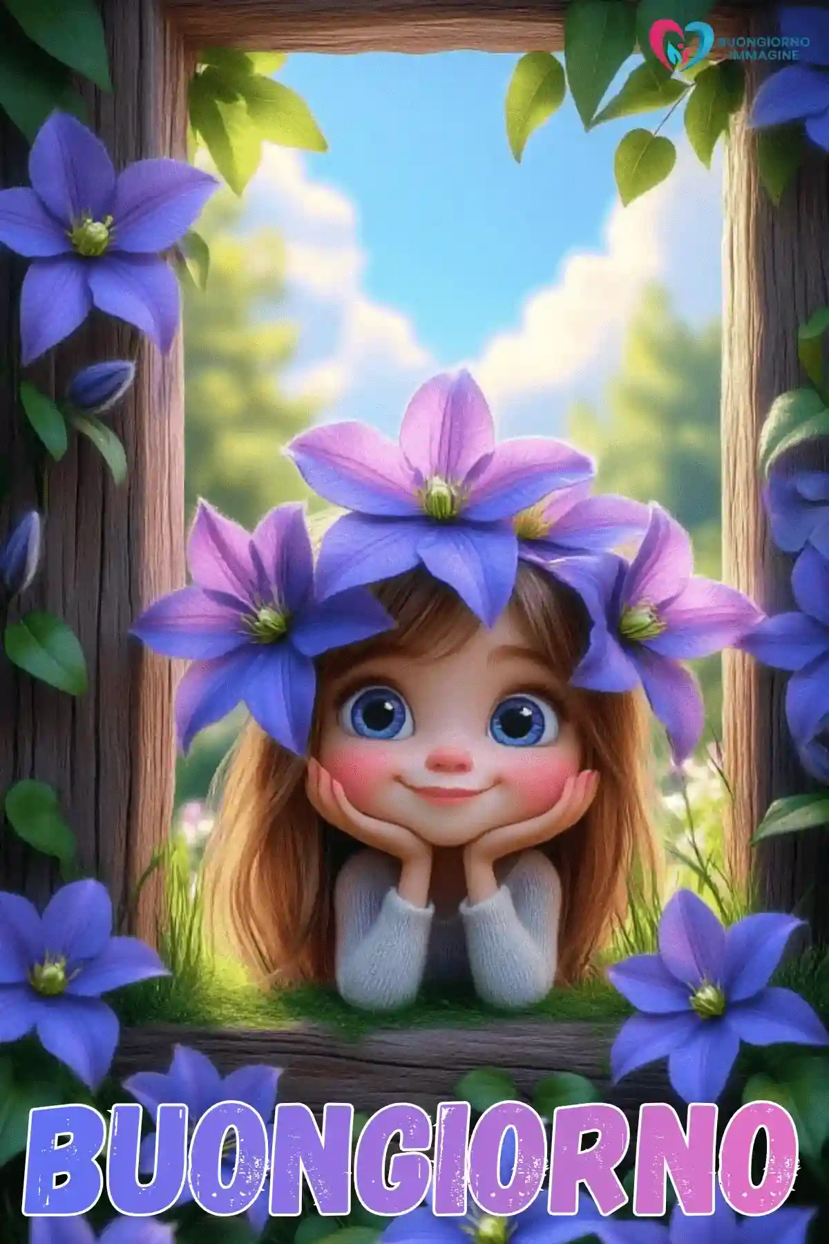 foto buongiorno bambini dolce 13