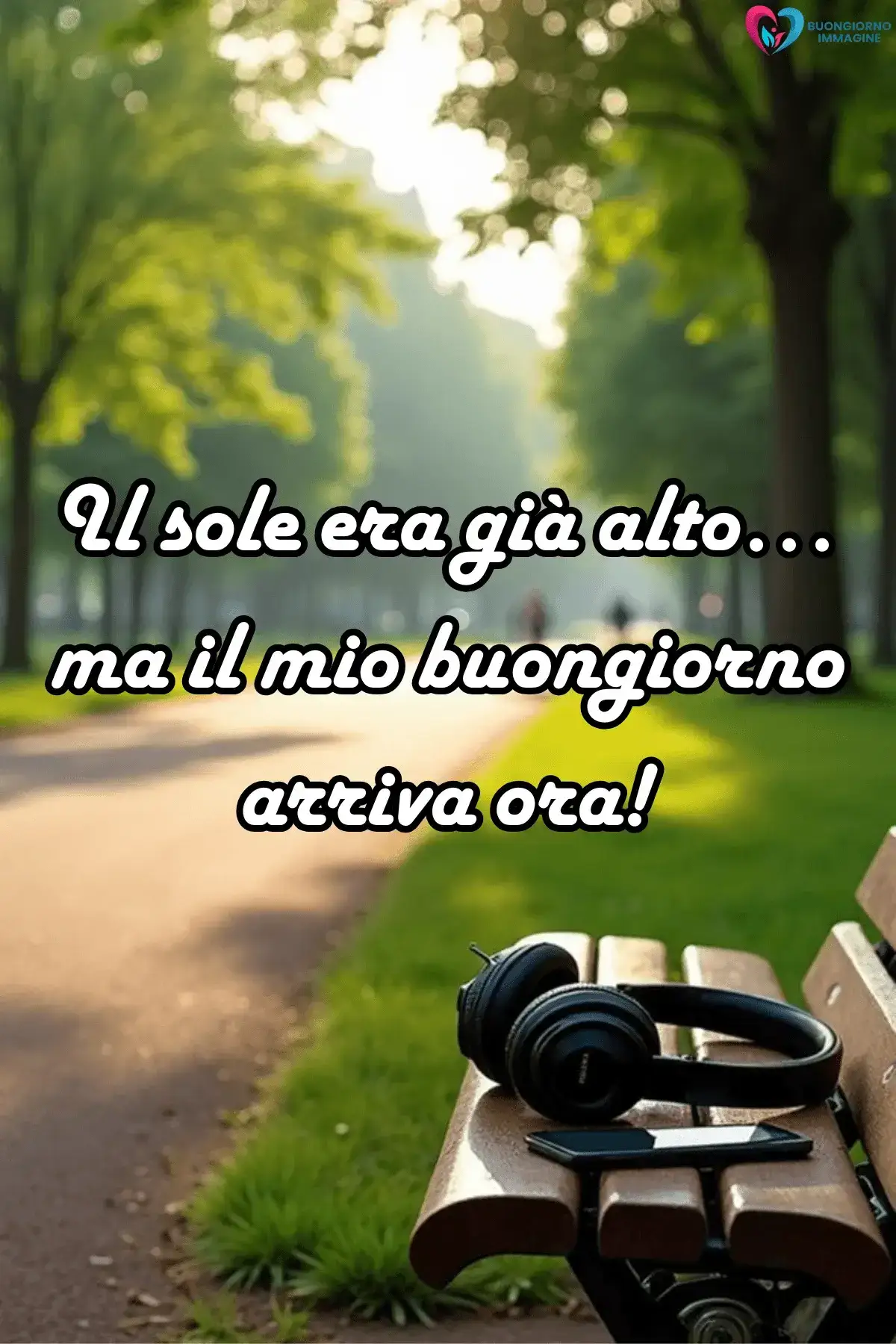 immagine buongiorno in ritardo simpatica 6