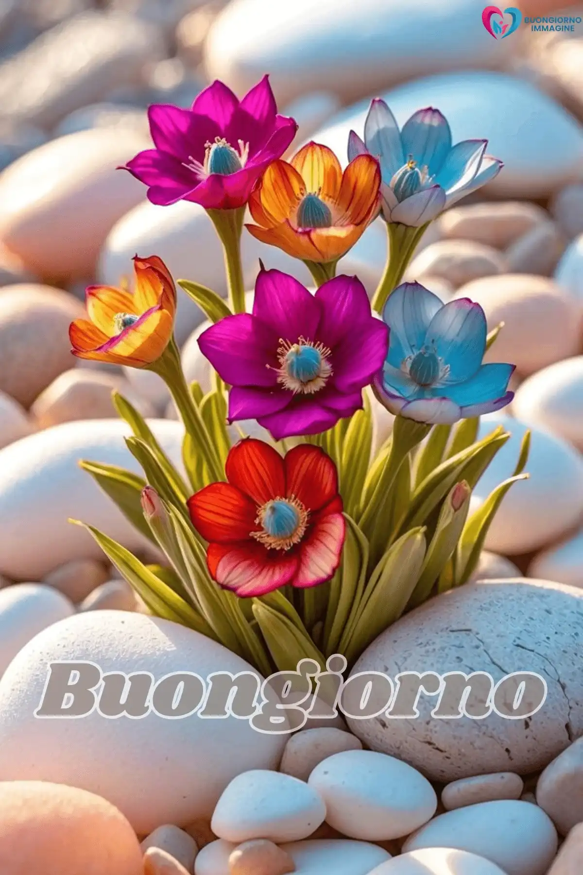 foto buongiorno pietra bianca gratis — buongiornoimmagine.it