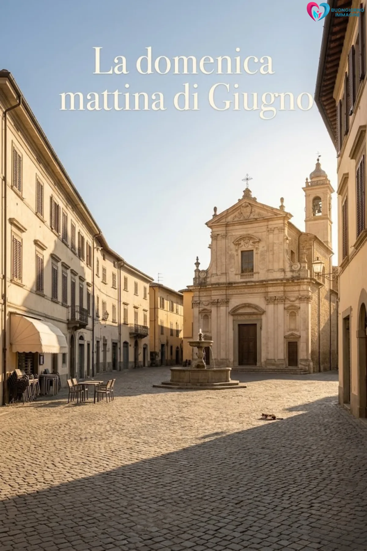 buon sabato di giugno immagini con terrazza e colazione italiana