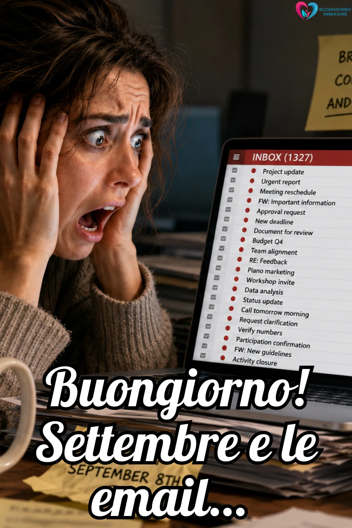 donna terrorizzata da 1327 email inbox settembre vendetta digitale - buongiornoimmagine.it - settembre 2026