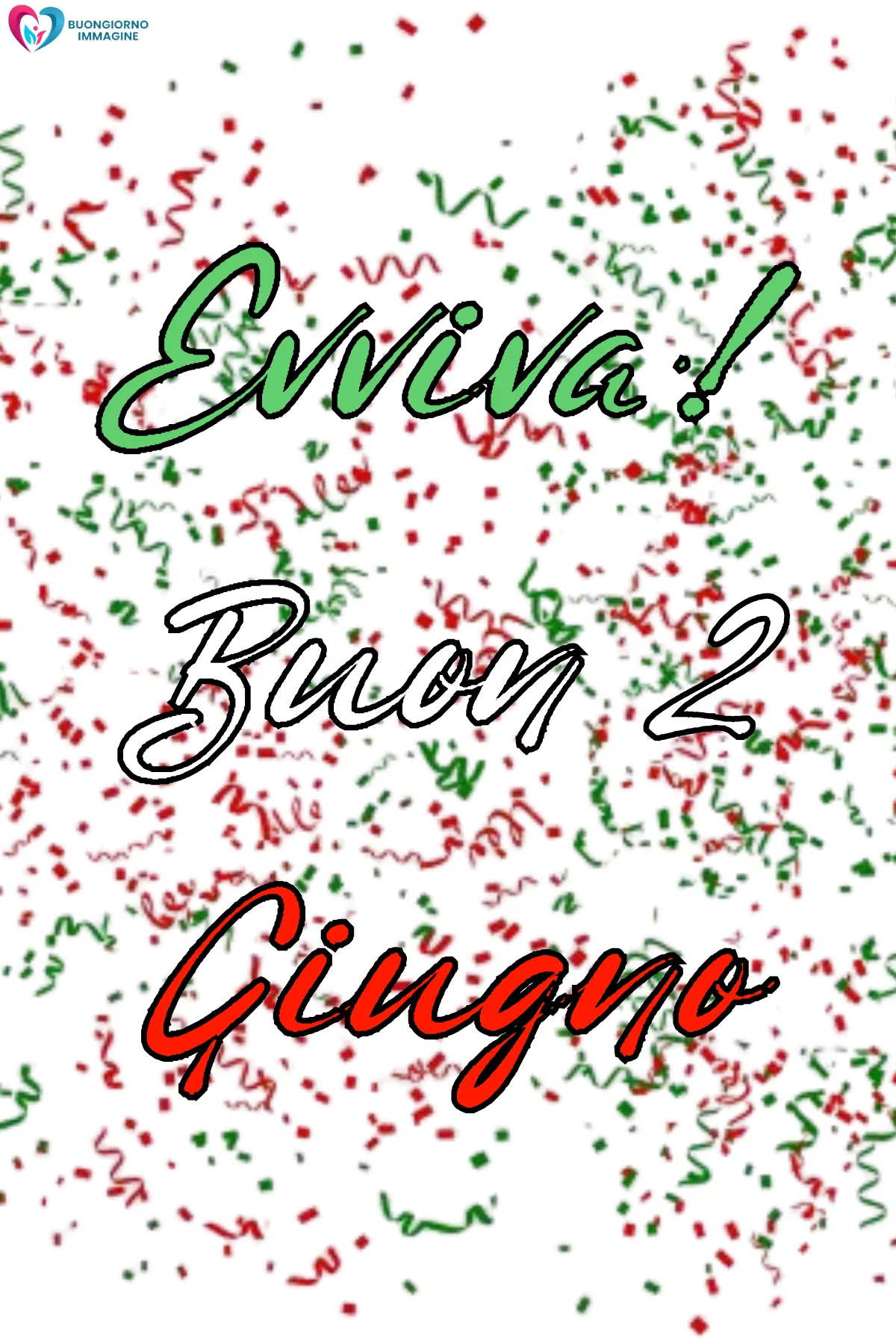 buongiorno 2 giugno festa della repubblica con giardino fiorito e farfalle