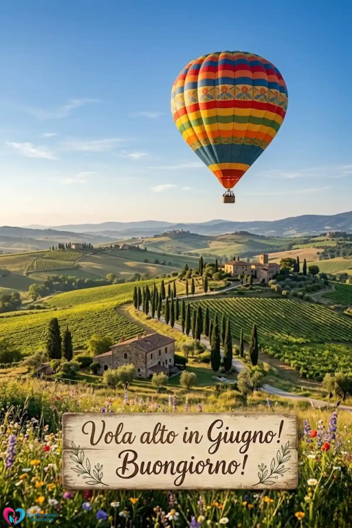 buongiorno 2 giugno festa della repubblica con giardino fiorito e farfalle (compresso)