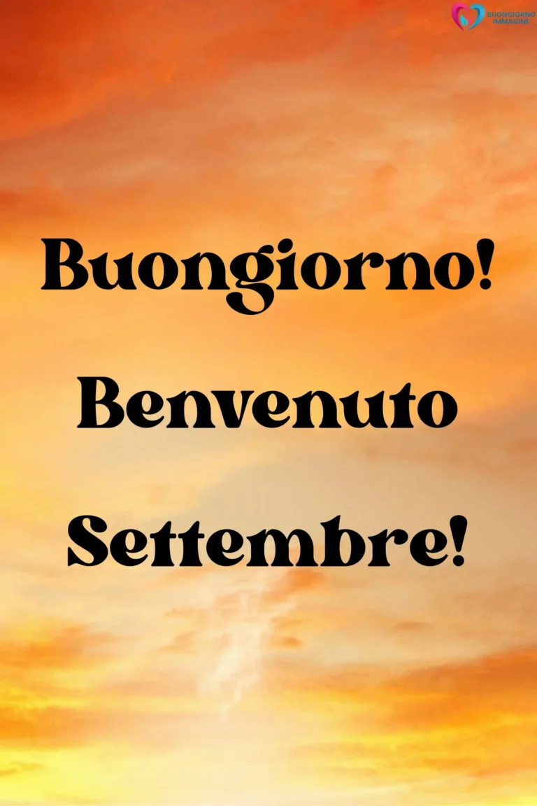 Buongiorno Settembre