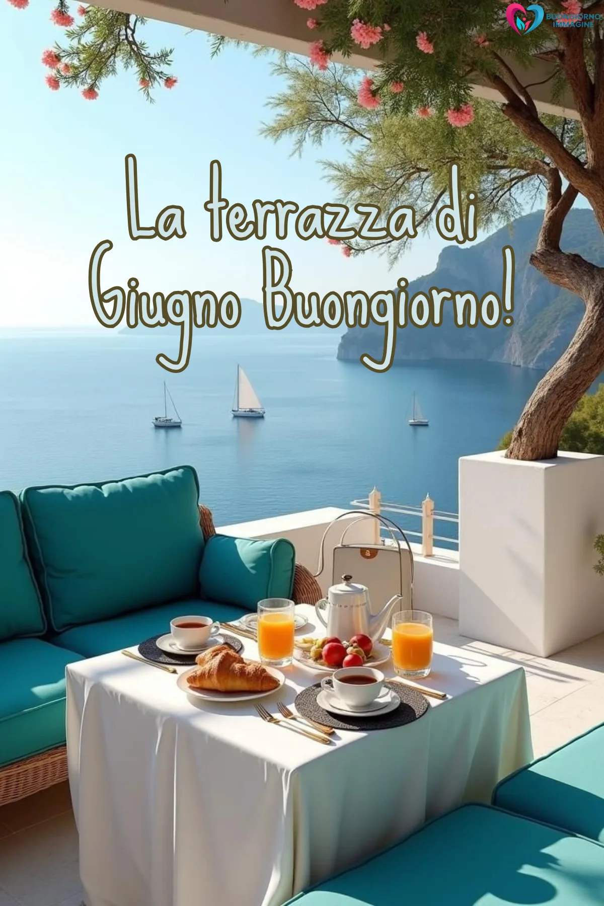 buongiorno estate 21 giugno immagini con mare e alba dorata
