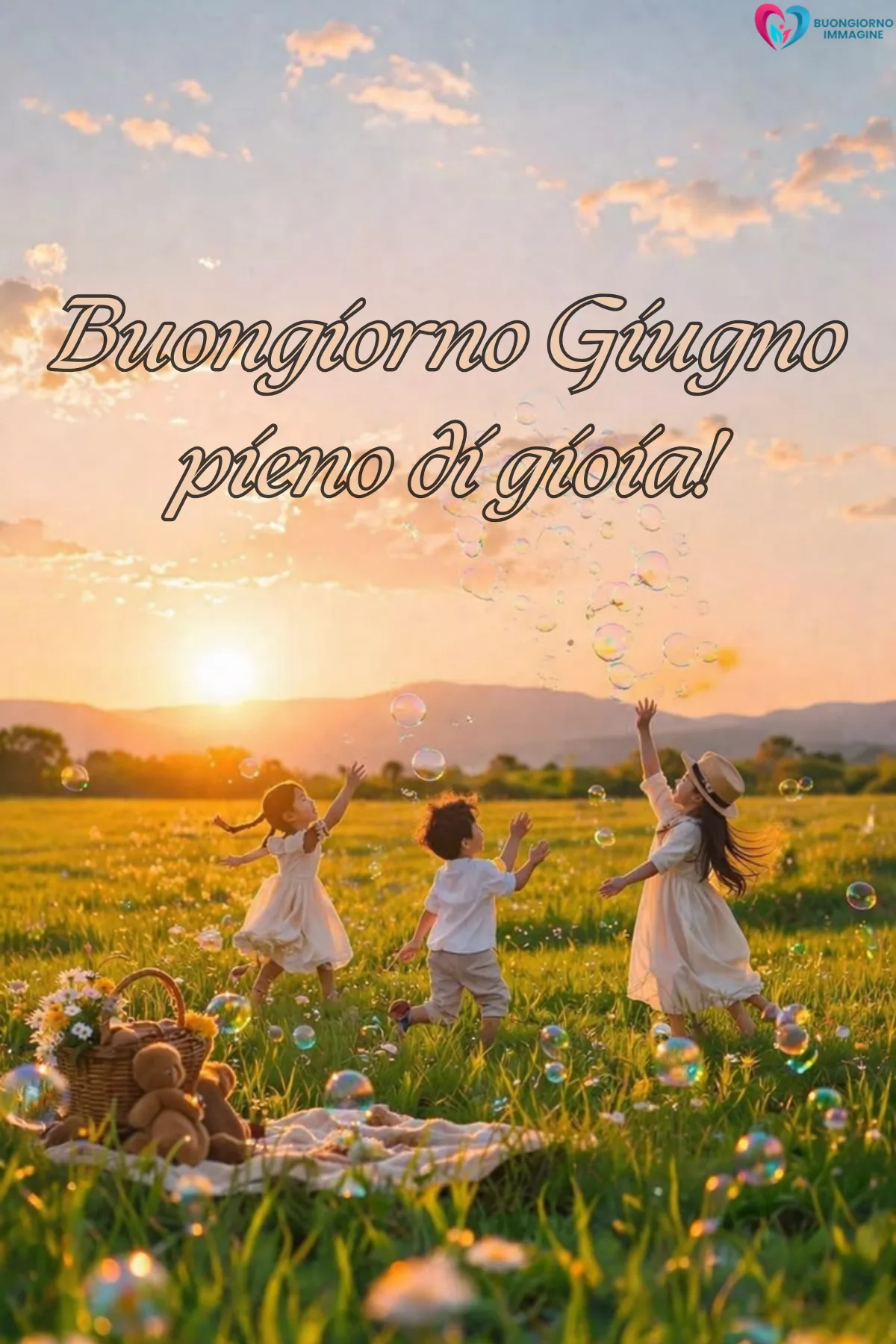 buongiorno giugno immagini nuove gratis con bouquet di rose fresche