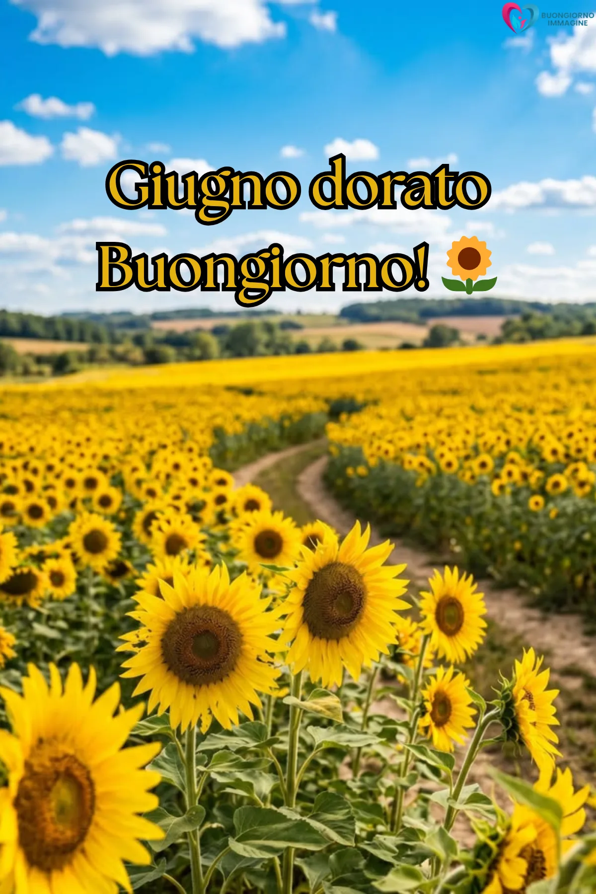 buongiorno giugno immagini nuove gratis con paesaggio luminoso del mattino
