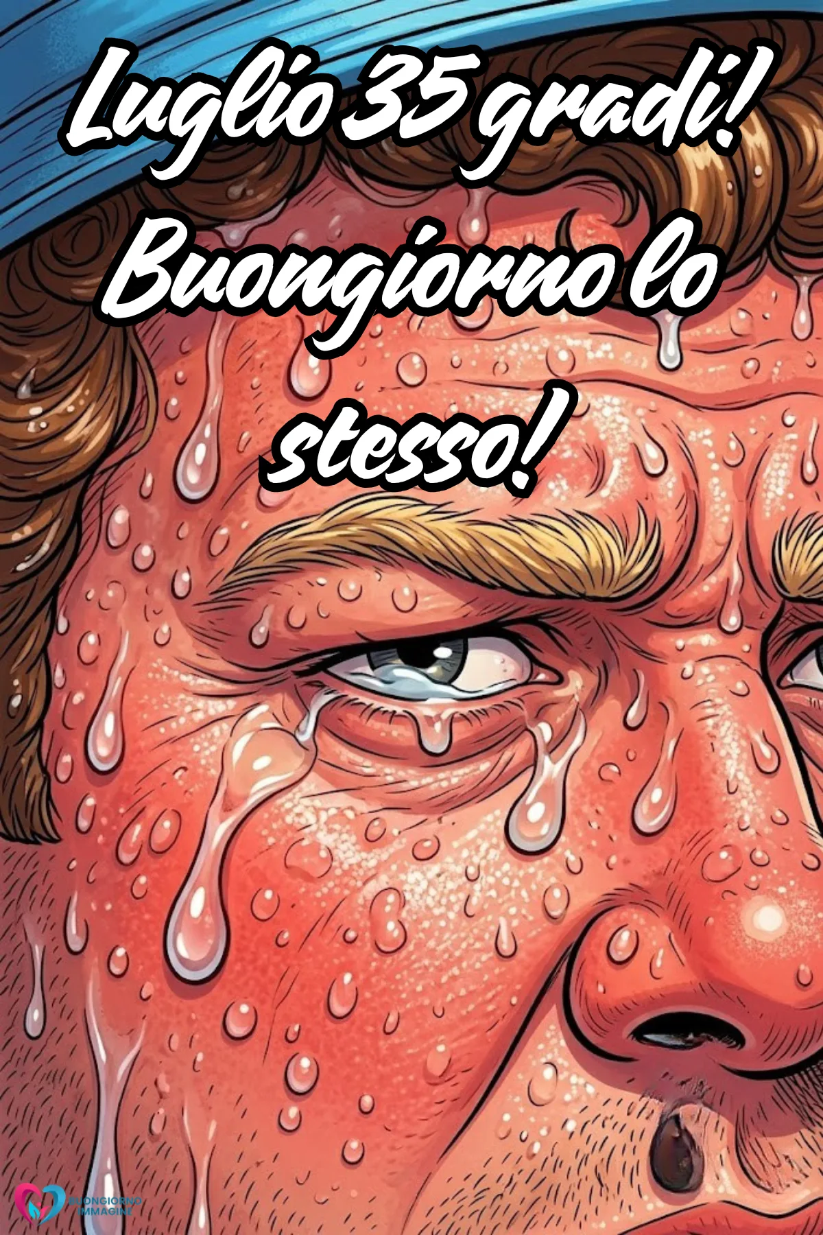 buongiorno luglio divertente - immagini simpatiche gratis per WhatsApp