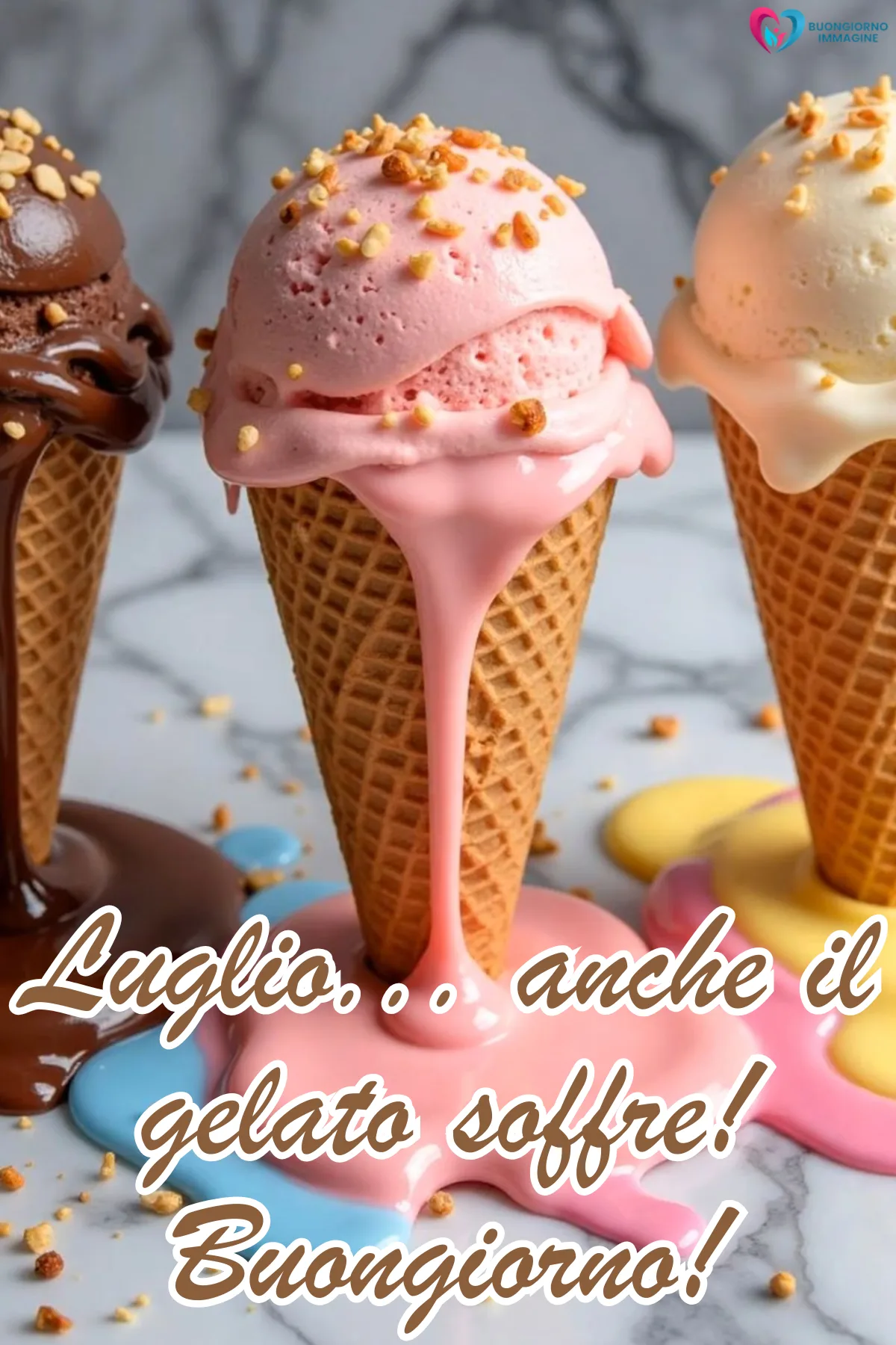 buongiorno luglio divertente - immagini simpatiche gratis per WhatsApp