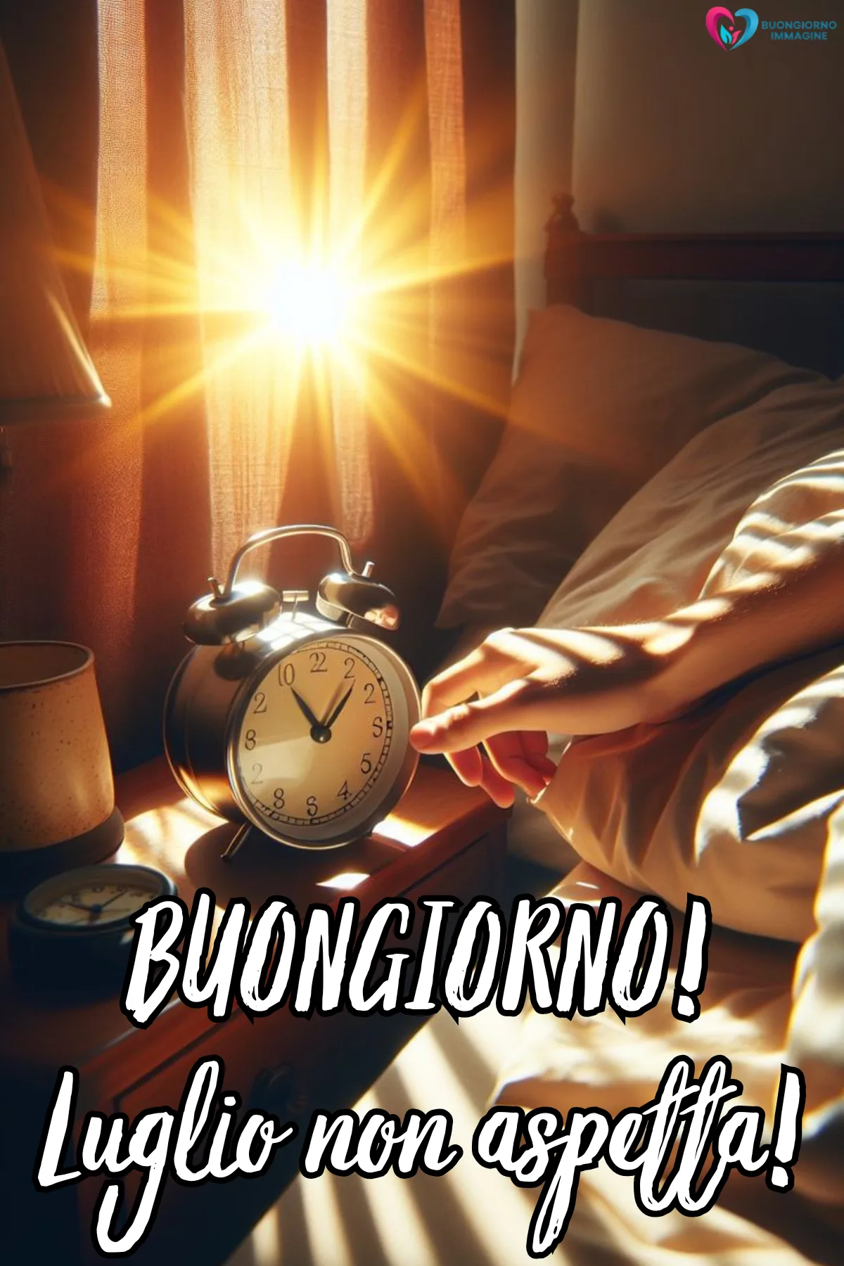 buongiorno luglio divertente - immagini simpatiche gratis per WhatsApp