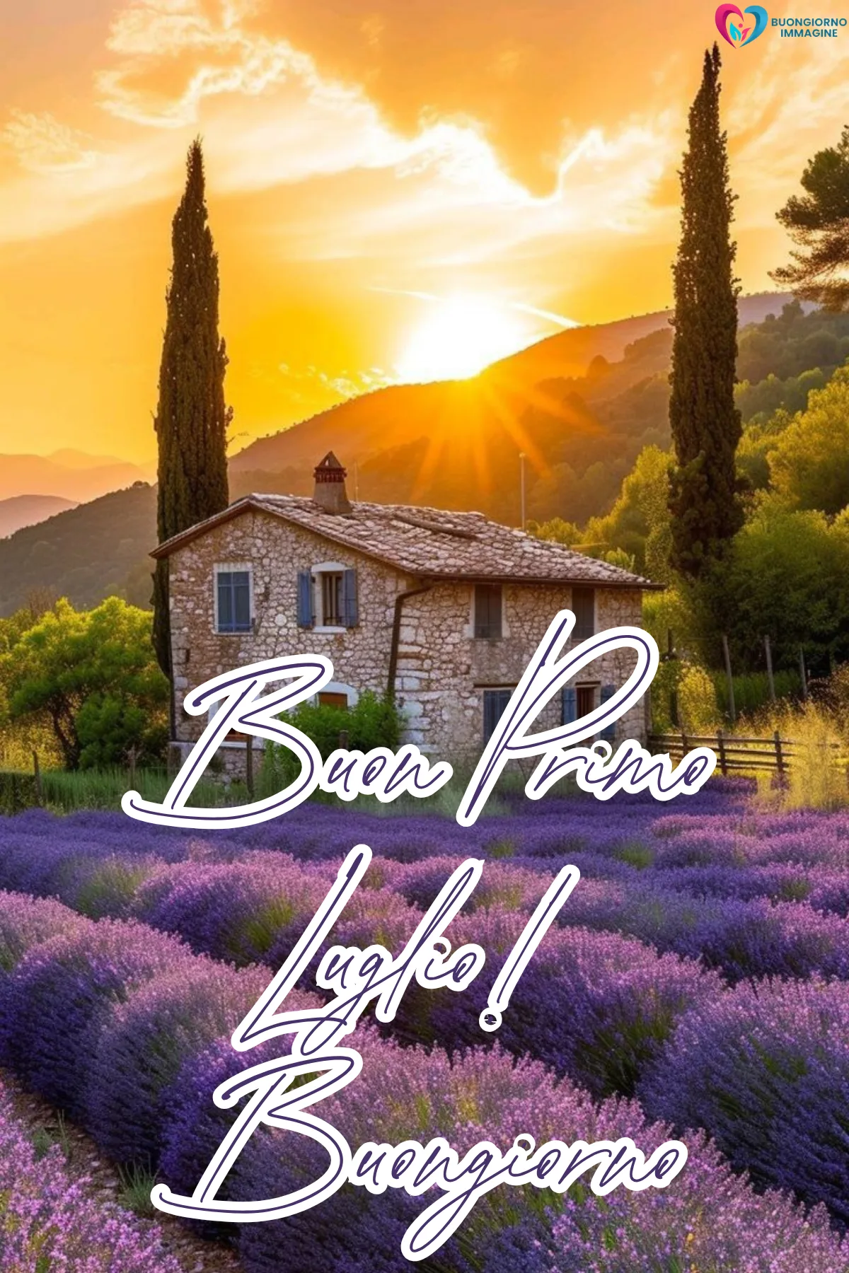 buongiorno luglio benvenuto - immagini buon 1 luglio gratis per WhatsApp