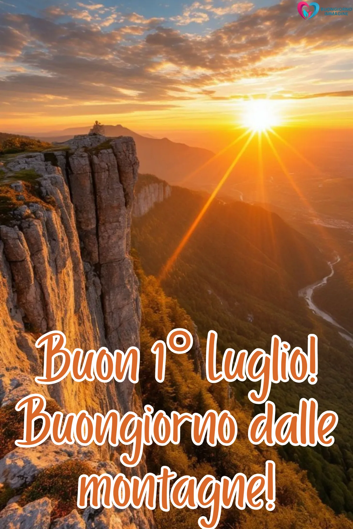 buongiorno luglio benvenuto - immagini buon 1 luglio gratis per WhatsApp