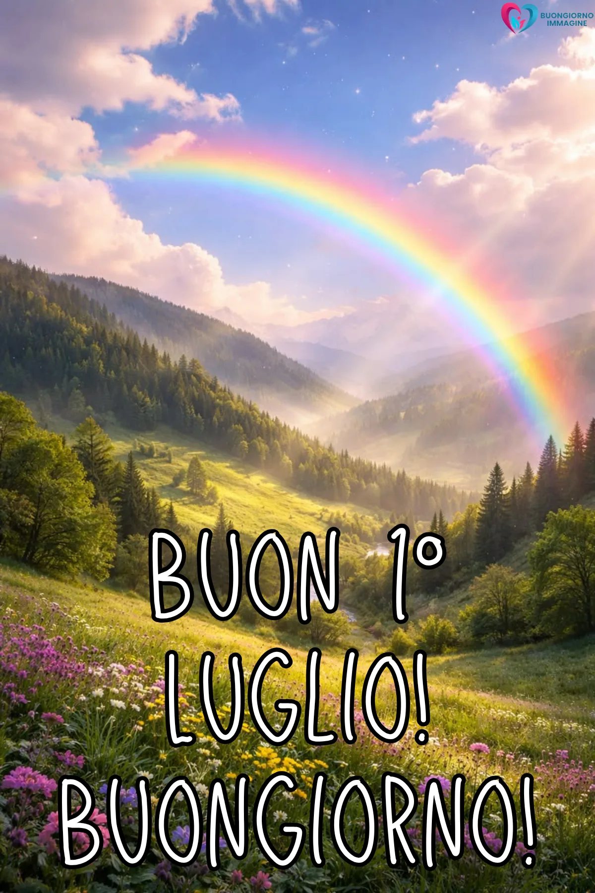 buongiorno luglio benvenuto - immagini buon 1 luglio gratis per WhatsApp