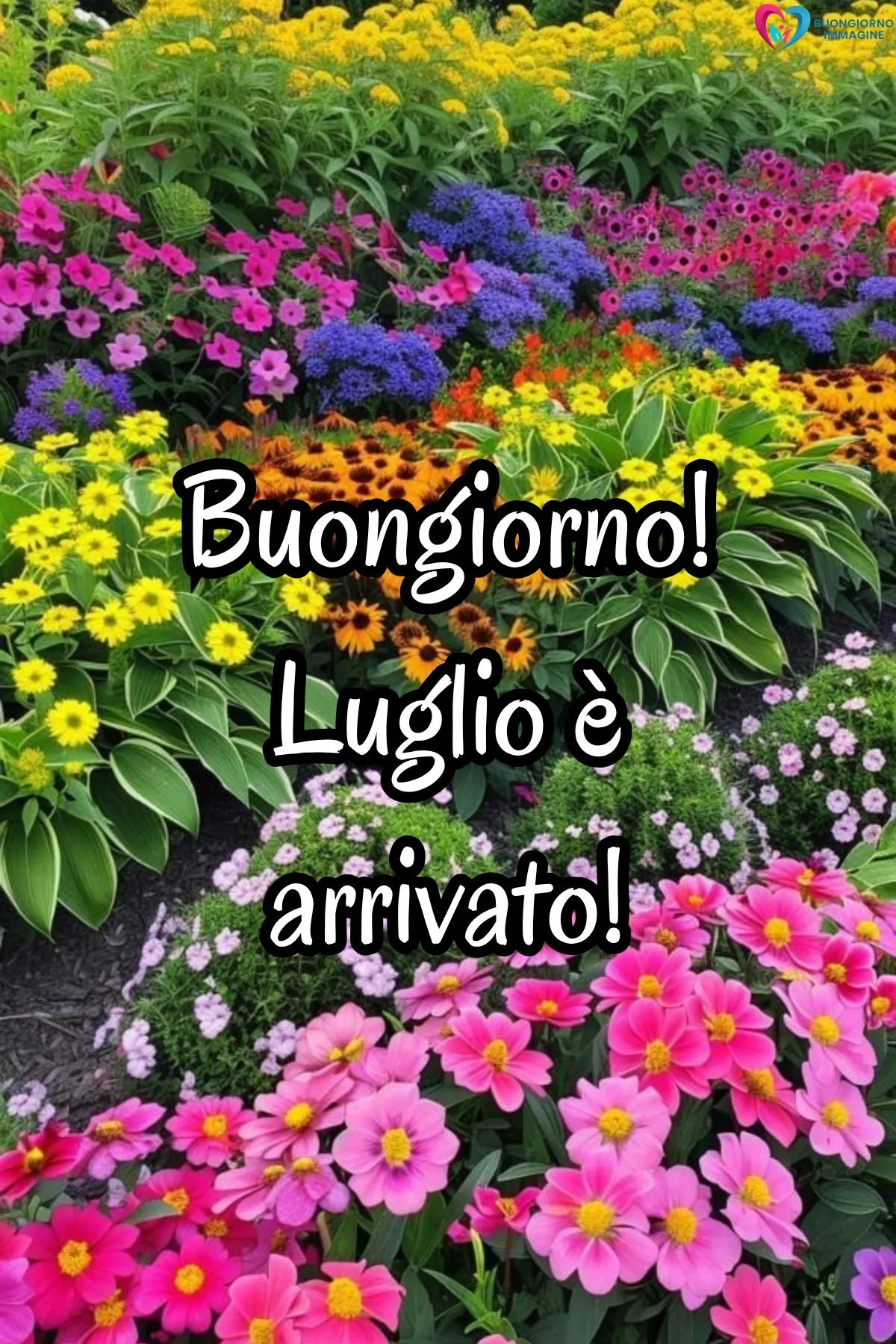 buongiorno luglio benvenuto - immagini buon 1 luglio gratis per WhatsApp
