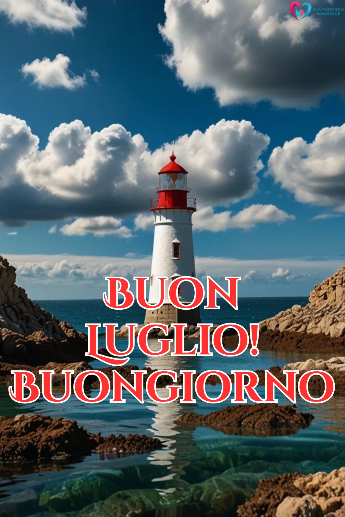 buongiorno luglio benvenuto - immagini buon 1 luglio gratis per WhatsApp