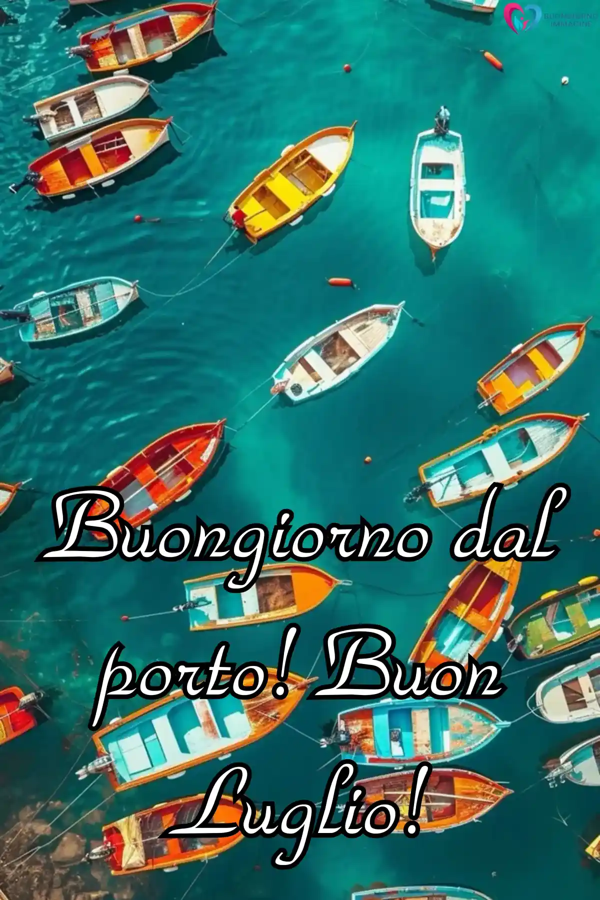 immagine buongiorno luglio con immagini gratis per WhatsApp
