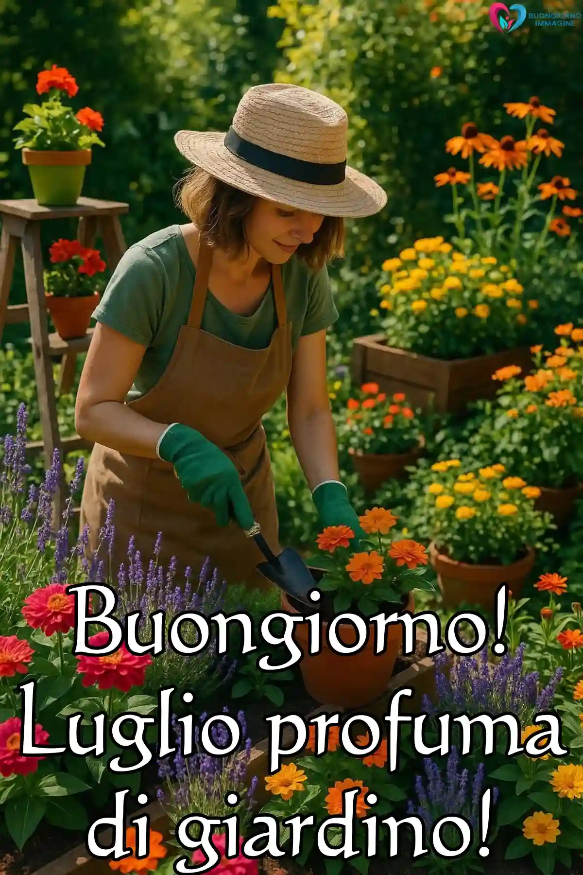 luglio estate immagini gratis per WhatsApp — buongiorno