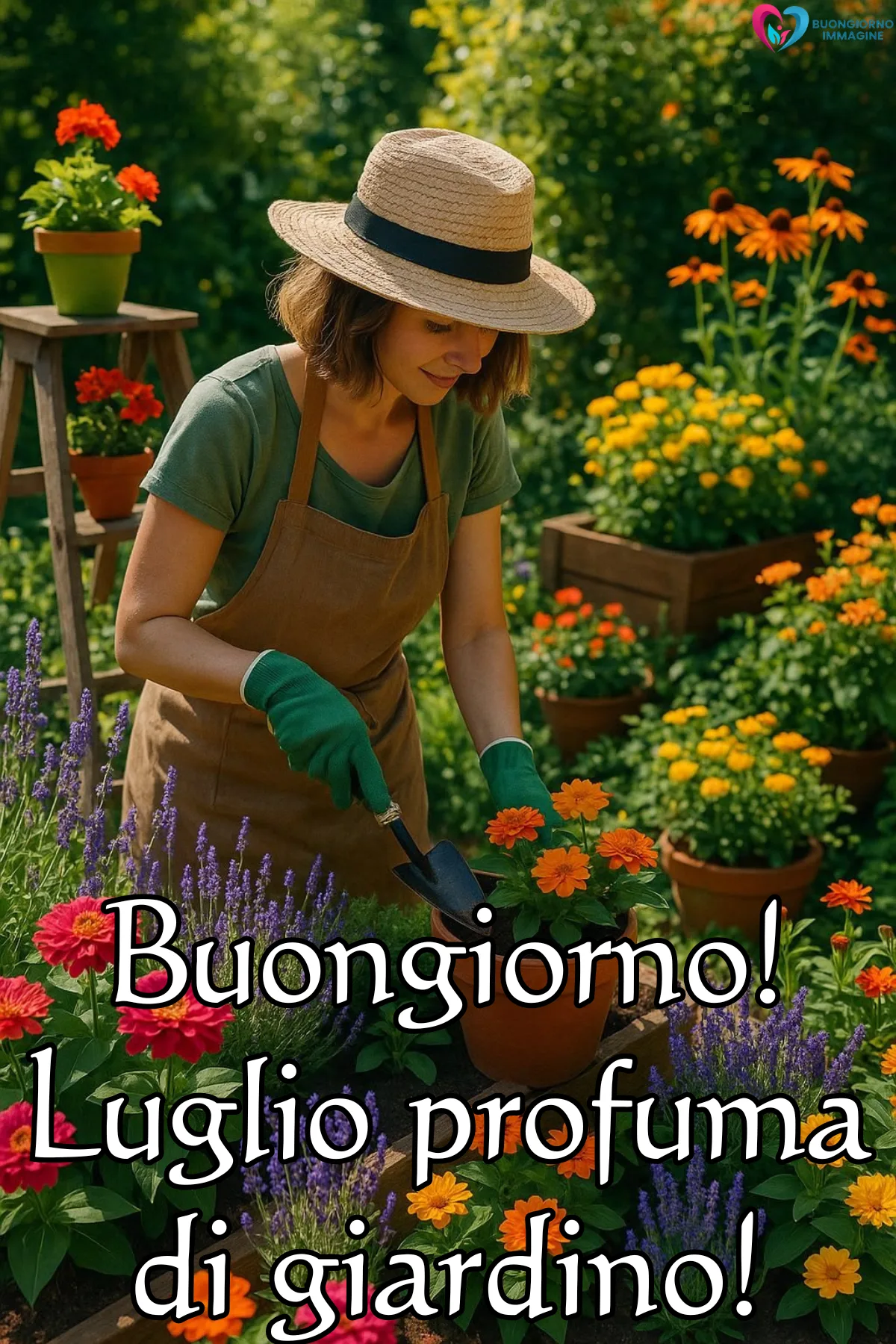 buongiorno luglio immagini nuove - immagini gratis per WhatsApp