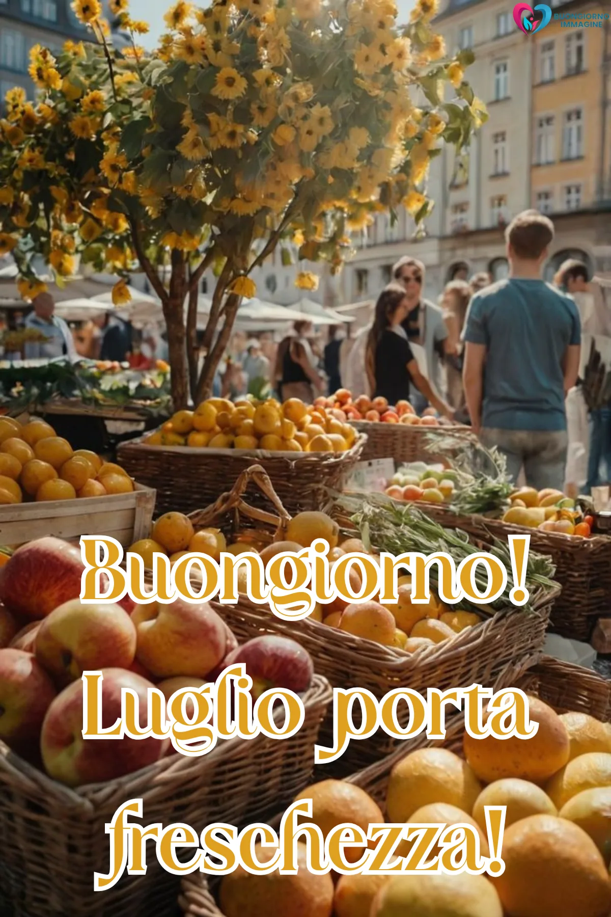 buongiorno luglio immagini nuove - immagini gratis per WhatsApp