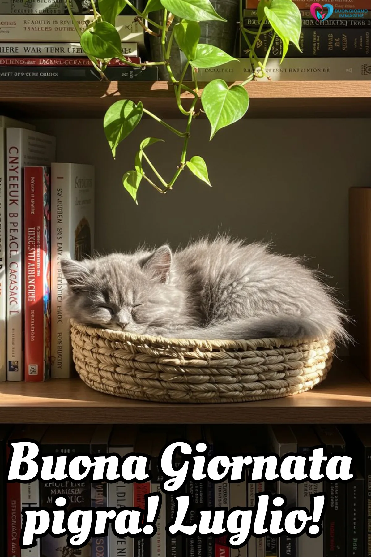buongiorno luglio divertente - immagini simpatiche gratis per WhatsApp