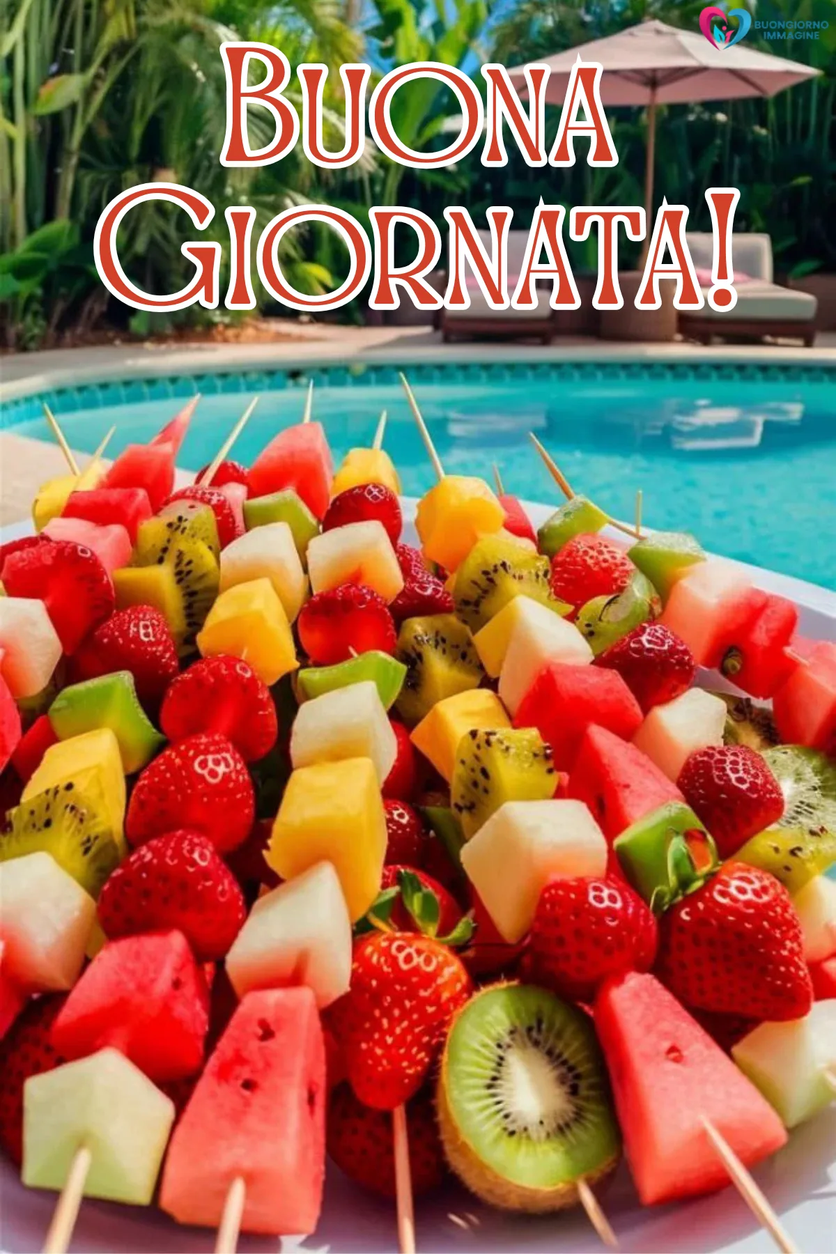 buongiorno luglio estate - immagini sole mare caldo gratis WhatsApp