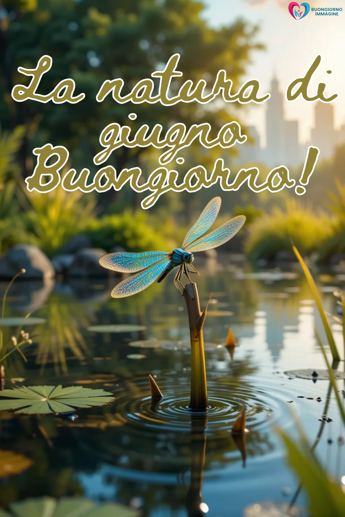 giugno immagini buongiorno nuove gratis con mare e alba dorata