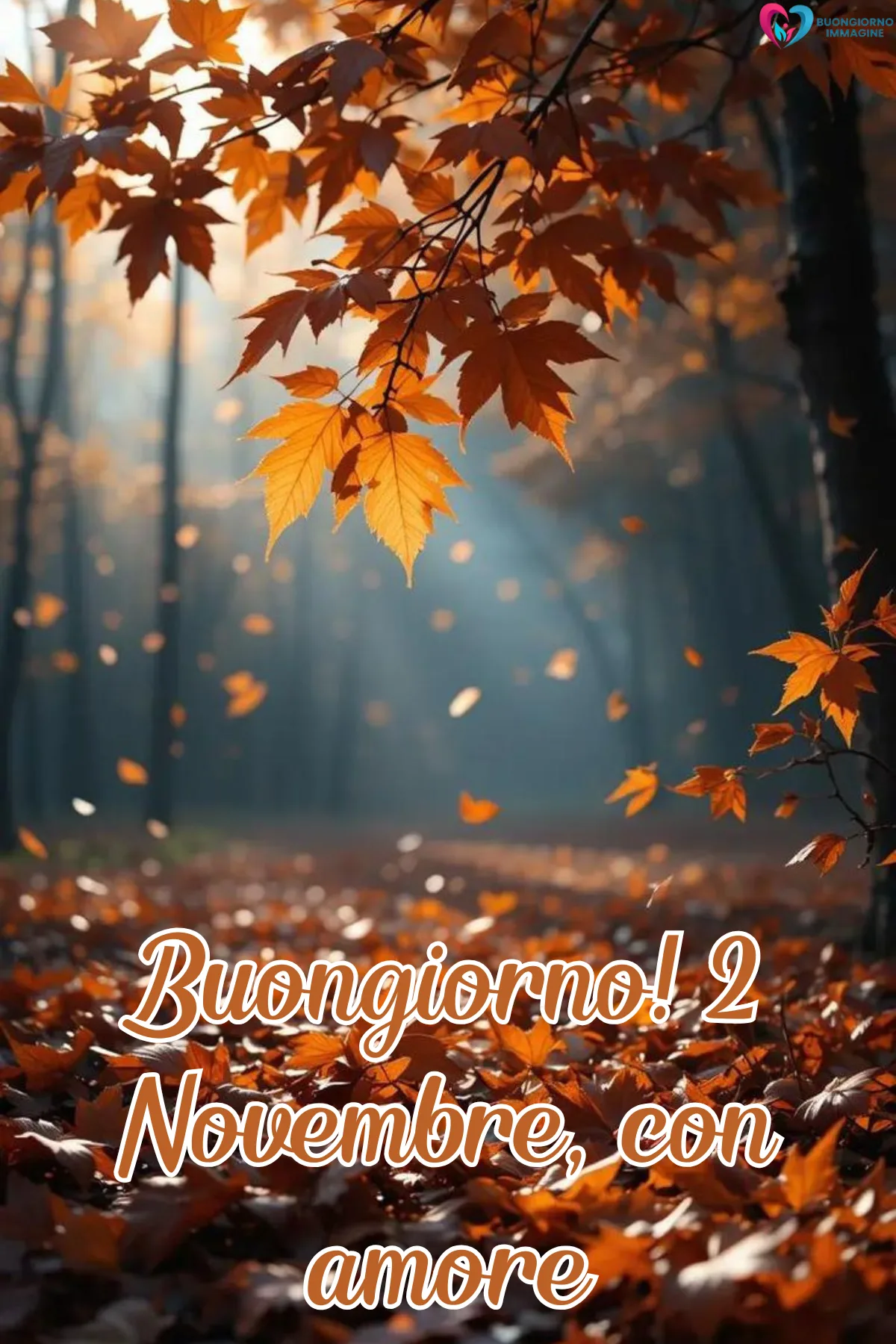 Buongiorno novembre - immagini gratis per WhatsApp