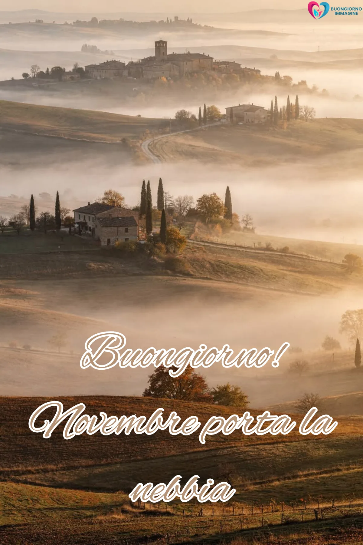 Buongiorno novembre - immagini gratis per WhatsApp