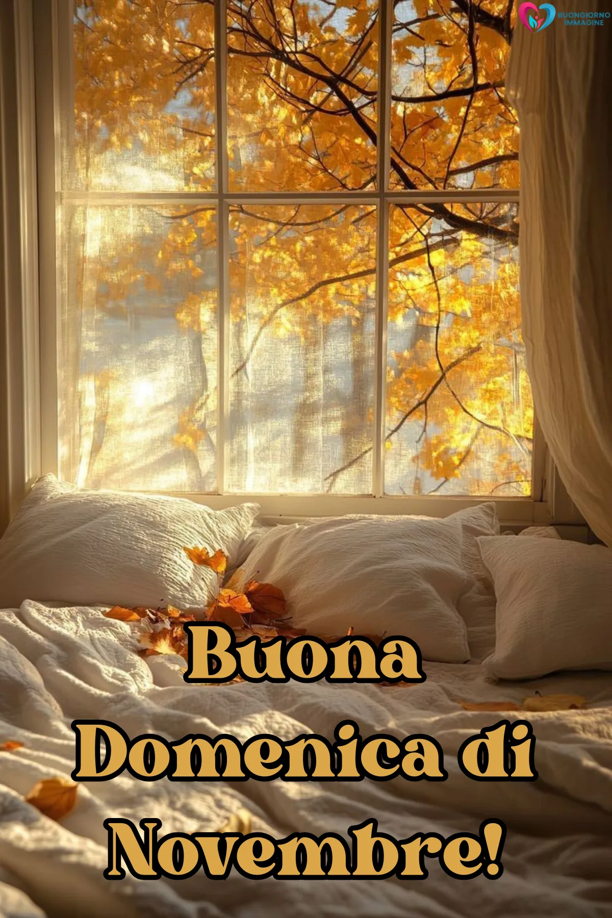 Buongiorno novembre - immagini gratis per WhatsApp