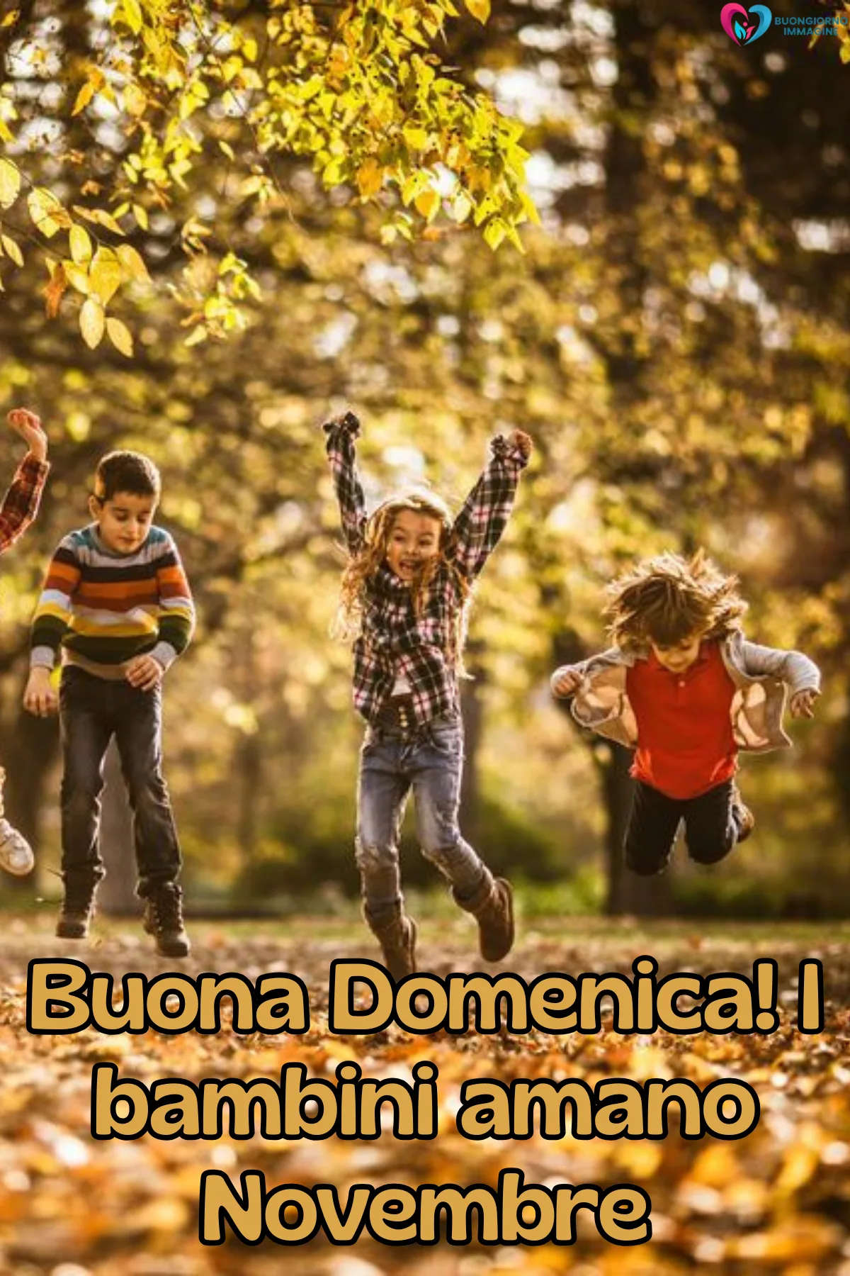 Buongiorno novembre - immagini gratis per WhatsApp