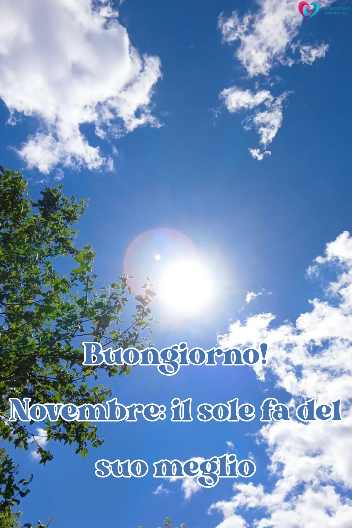 Buongiorno novembre - immagini gratis per WhatsApp