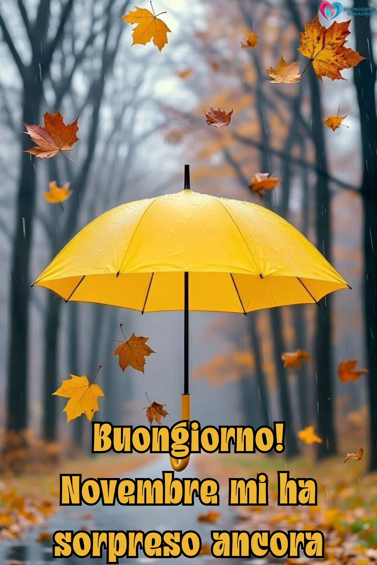 Buongiorno novembre - auguri del mattino